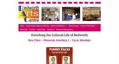 Desktop Screenshot of bedwortharts.org.uk