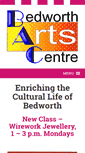 Mobile Screenshot of bedwortharts.org.uk